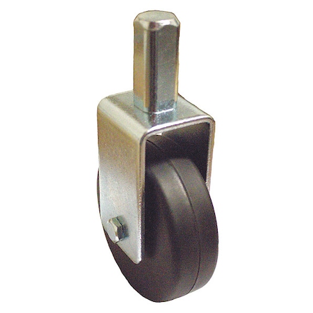 Stem Caster, 325 lb. Load, Black Wheel MPN:P12R-R040D-Q4