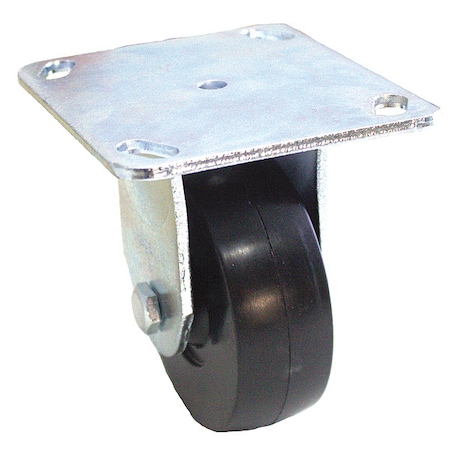 NSF-Listed Plate Caster, 325 lb. Load Rating, Rigid MPN:P12R-R060B-P3
