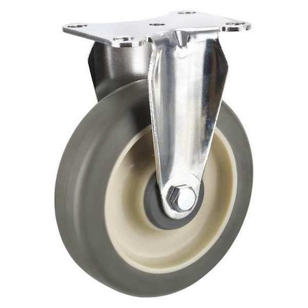 Rigid Plate Caster, TPR, 5 in., 300 lb. MPN:P12R-RP050B-12-001