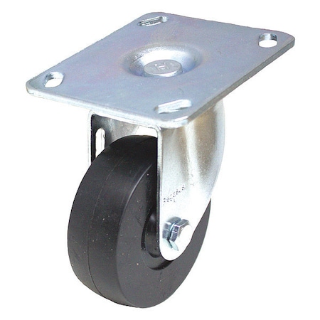 Plate Caster, 250 lb. Ld Rating, Swivel MPN:P12S-HR035D-P3