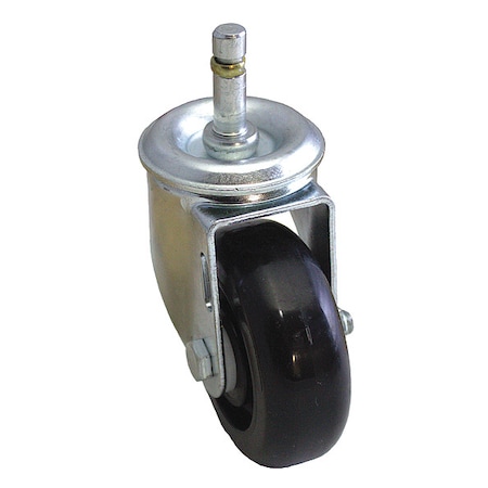 Stem Caster, 275 lb. Load, Black Wheel MPN:P12S-PB040D-SG2
