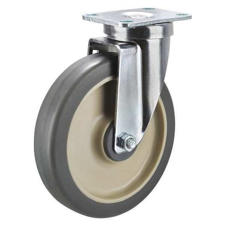 Swivel Plate Caster, 300 lb., Plate Type C MPN:P12S-PRP060K-12