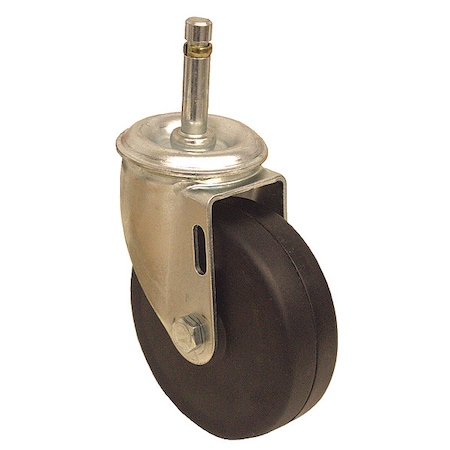 Stem Caster, 150 lb. Load, Black Wheel MPN:P12S-R040D-SG2