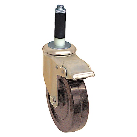 Stem Caster, Load Rating 175 lb. MPN:P12S-R050B-SX2-TB