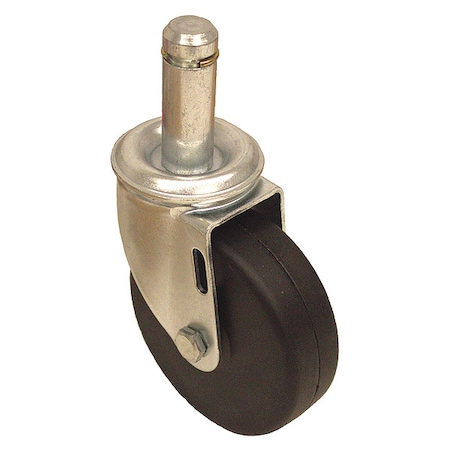 Stem Caster, 150 lb. Load, Black Wheel MPN:P12S-R050D-SG7
