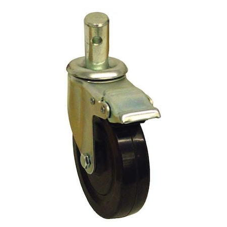 Stem Caster, 150 lb. Load, Black Wheel MPN:P12S-R050D-SR2-TB