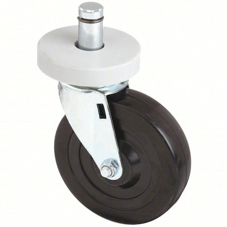 Swivel Stem Caster, Rubber, 5 in., 200 lb. MPN:P12S-R050G-SG6-WB-JPB2