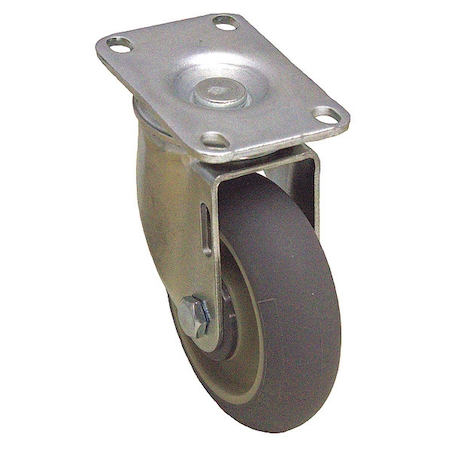 Plate Caster, 250 lb. Ld Rating, Swivel MPN:P12S-RCP040K-12