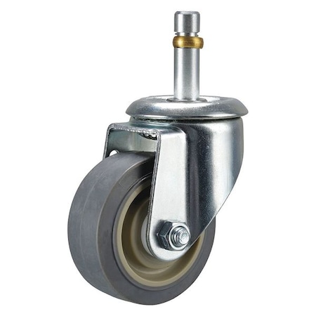 Swivel Stem Caster, PolyU, 3-1/2 in, 250 lb MPN:P12S-RP035D-SG2-001