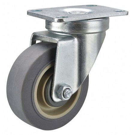 Swivel Plate Caster, 7-1/4 in. H, 325 lb. MPN:P12S-RP060K-12-001