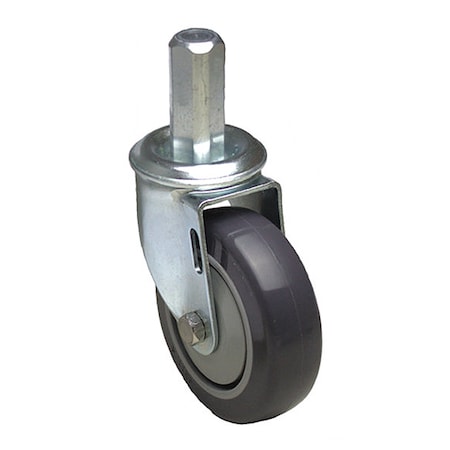 Stem Caster, 300 lb. Load Rating, Swivel MPN:P12S-UP050B-Q