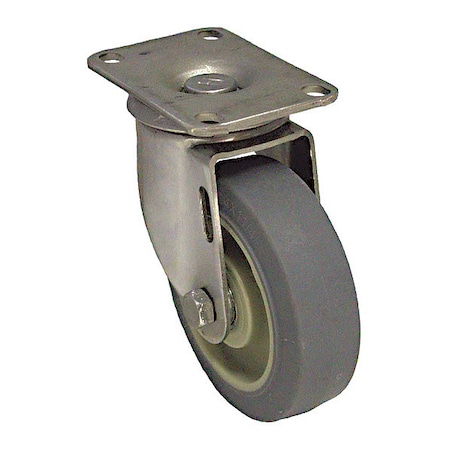 Plate Caster, 325 lb. Load Rating, Swivel MPN:P12SX-PRP050K-12