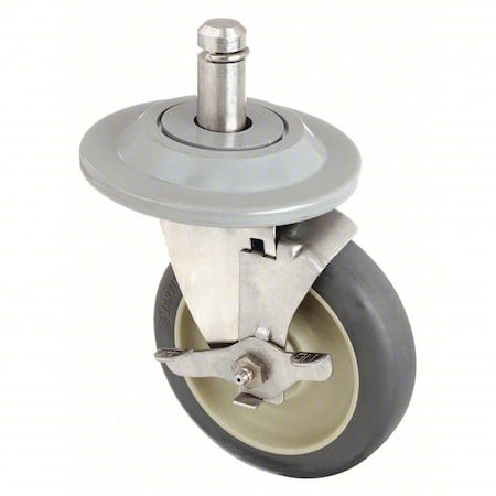 Swivel Stem Caster w/Brake, 5 in., 300 lb. MPN:P12SX-UP050D-SG6-WB-JPB2
