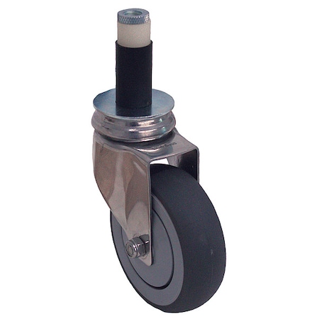 Swivel Stem Caster, Polyurthn, 5 in, 250 lb MPN:P14S-RP050K-SX3