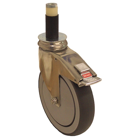 Swivel Stem Cstr w/Totl Lock, 5 in, 260 lb MPN:P14S-RP050K-SX3-TB