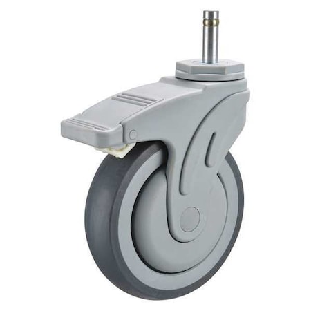 Swivel Stem Caster w/Totl Lk, 5 in, 300 lb MPN:P17S-RP050K-SG1-TB-001