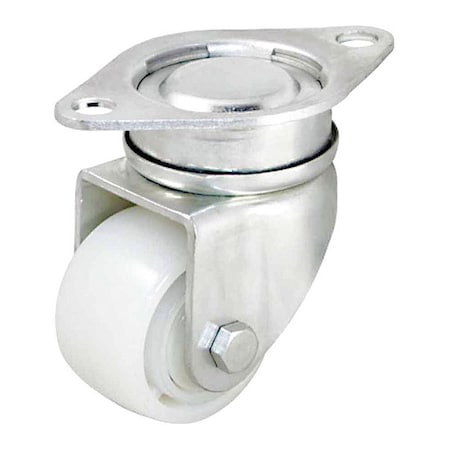 Plate Caster, 440 lb. Load, Black Wheel MPN:P19S-N58K-DZ