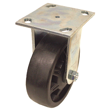 Plate Caster, 800 lb. Load Rating MPN:P21R-HNG040R-14