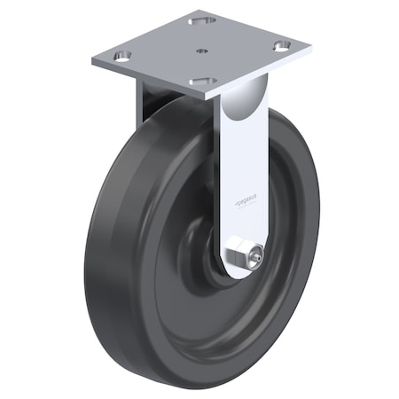 NSF-Listed Plate Caster, 1250 lb. Ld Rating, Roller MPN:P21R-PH080R-14