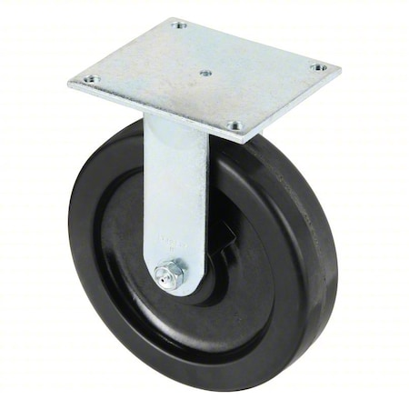 Plate Caster, Rigid, Phenolic, 9 1/2
