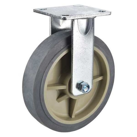 Rigid Plate Caster, TPR, 8 in., 675 lb. MPN:P21R-PRP080K-14