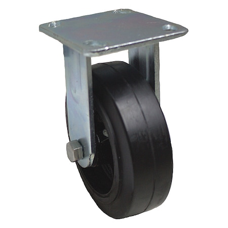 NSF-Listed Plate Caster, 600 lb. Ld Rating, Roller MPN:P21R-RY080R-14