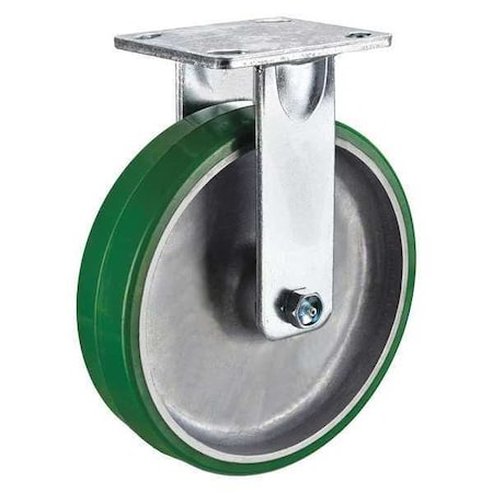 Rgd NSF-Listed Plate Cstr, Polyurethane, 6 in, 1230 lb MPN:P21R-UA060R-14-H7-001