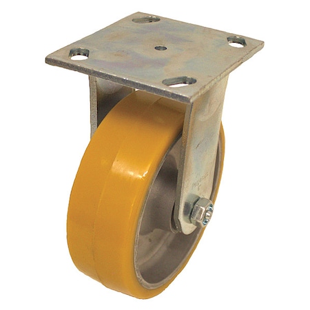 NSF-Listed Plate Caster, 1250 lb. Ld Rating, Roller MPN:P21R-UA080R-14