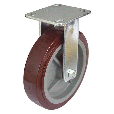 NSF-Listed Plate Caster, 660 lb. Ld Rating, Roller MPN:P21R-URP050R-14
