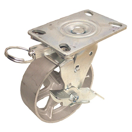 NSF-Listed Plate Caster, 700 lb. Ld Rating, Roller MPN:P21S-C040R-16-WB-DL