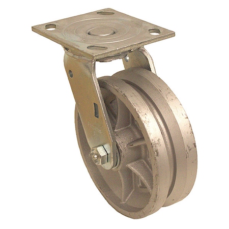 Plate Caster, 800 lb. Load Rating MPN:P21S-C050R-14-VG1