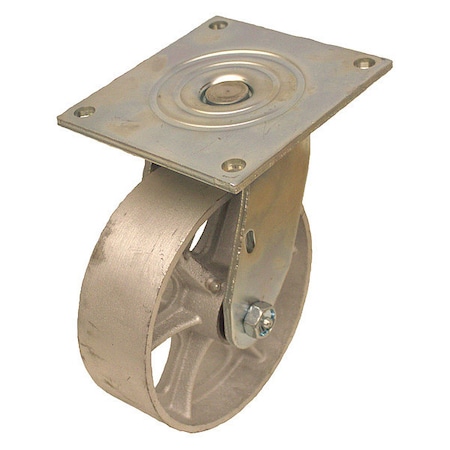 NSF-Listed Plate Caster, 1250 lb. Ld Rating, Roller MPN:P21S-C080R-15