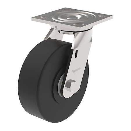 NSF-Listed Plate Caster, 1250 lb. Ld Rating, Ball MPN:P21S-NMB080K-14