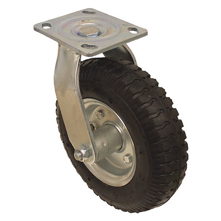 Pneumatic Caster, 350 lb. Load, Swivel MPN:P21S-P080WK-14-H10