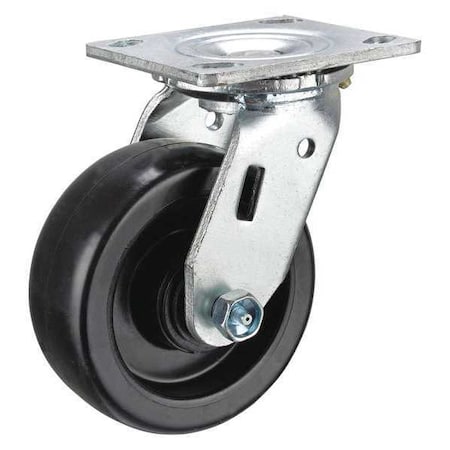 PlateCaster, Swivel, Polypropylene, 6 1/2