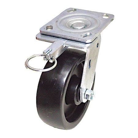 PlateCaster, Swivel, Polypropylene, 6 1/2