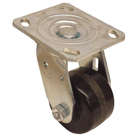 NSF-Listed Plate Caster, 700 lb. Ld Rating, Roller MPN:P21S-PH033R-14