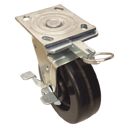 NSF-Listed Plate Caster, 800 lb. Ld Rating, Roller MPN:P21S-PH040R-14-WB-DL