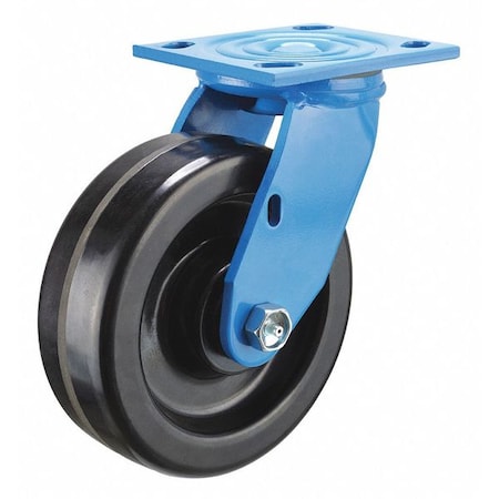 Swivel NSF-Listed Plate Caster, Phenolic, 5 in, 900 lb MPN:P21S-PH050D-14-BC-SS