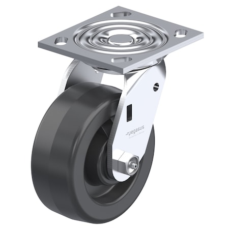 NSF-Listed Plate Caster, 1000 lb. Ld Rating, Roller MPN:P21S-PH050R-14