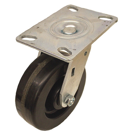 NSF-Listed Plate Caster, 1200 lb. Ld Rating, Roller MPN:P21S-PH060R-16