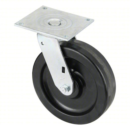 Plate Caster, Swivel, Phenolic, 9 1/2