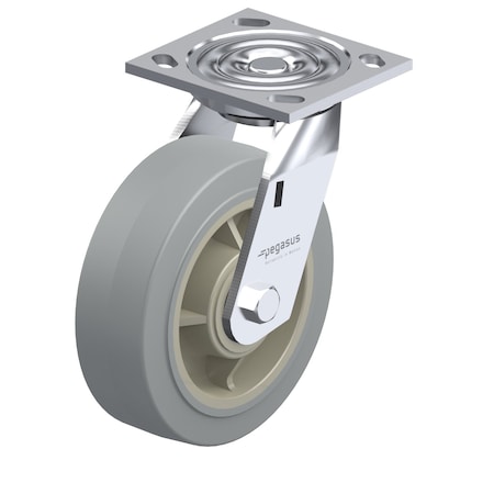 Swivel Plate Cstr, 5 in Dia, 375 lb, Roller MPN:P21S-PRP050R-14