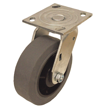 Plate Caster, 350 lb. Ld Rating, Roller MPN:P21S-PRP050R-14-EL