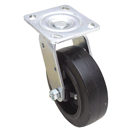 NSF-Listed Plate Caster, 400 lb. Ld Rating, Roller MPN:P21S-RY050R-14
