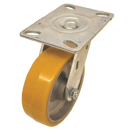 NSF-Listed Plate Caster, 1250 lb. Ld Rating, Roller MPN:P21S-UA080R-16