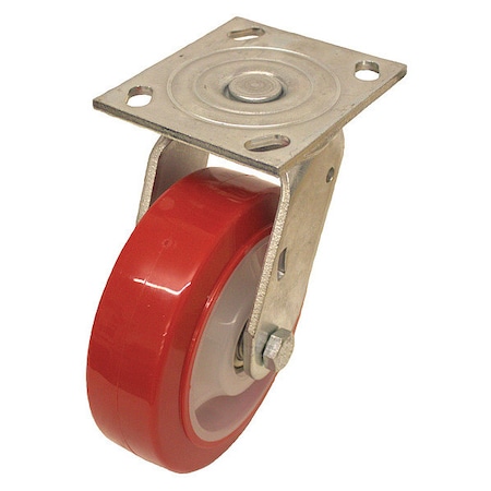 NSF-Listed Plate Caster, 770 lb. Ld Rating, Ball MPN:P21S-URPW060K-14