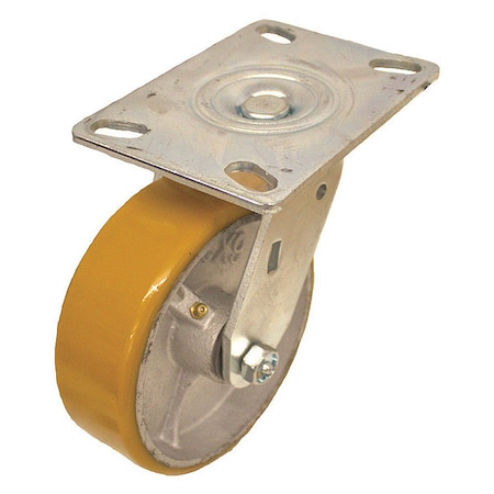 NSF-Listed Plate Caster, 1200 lb. Ld Rating, Ball MPN:P21S-UY060KP-16-001