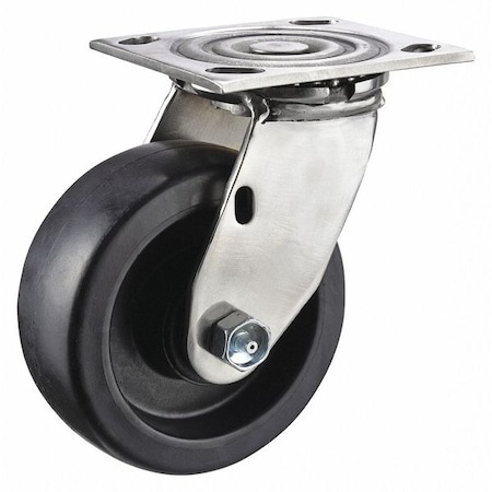 Swivel Plate Caster, Glass Filled Nylon, 5in, 1000lb MPN:P21SX-HNG050R-14