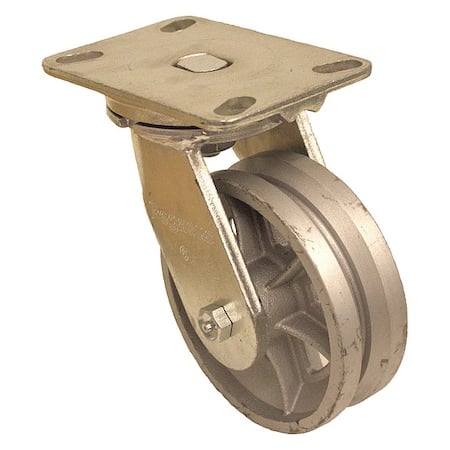 Plate Caster, 1000 lb. Ld Rating, Roller MPN:P23S-C060R-16-VG1